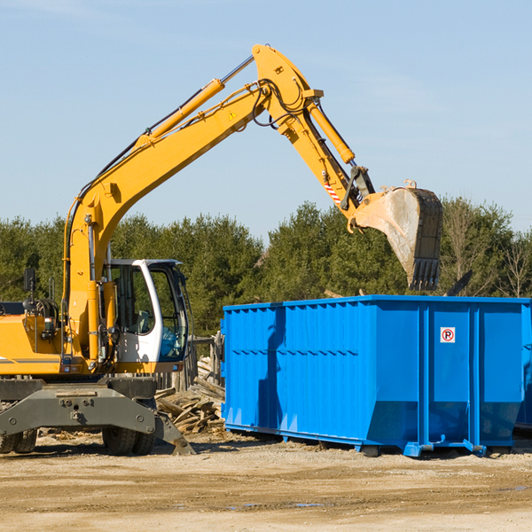 are there any restrictions on where a residential dumpster can be placed in Buckner MO